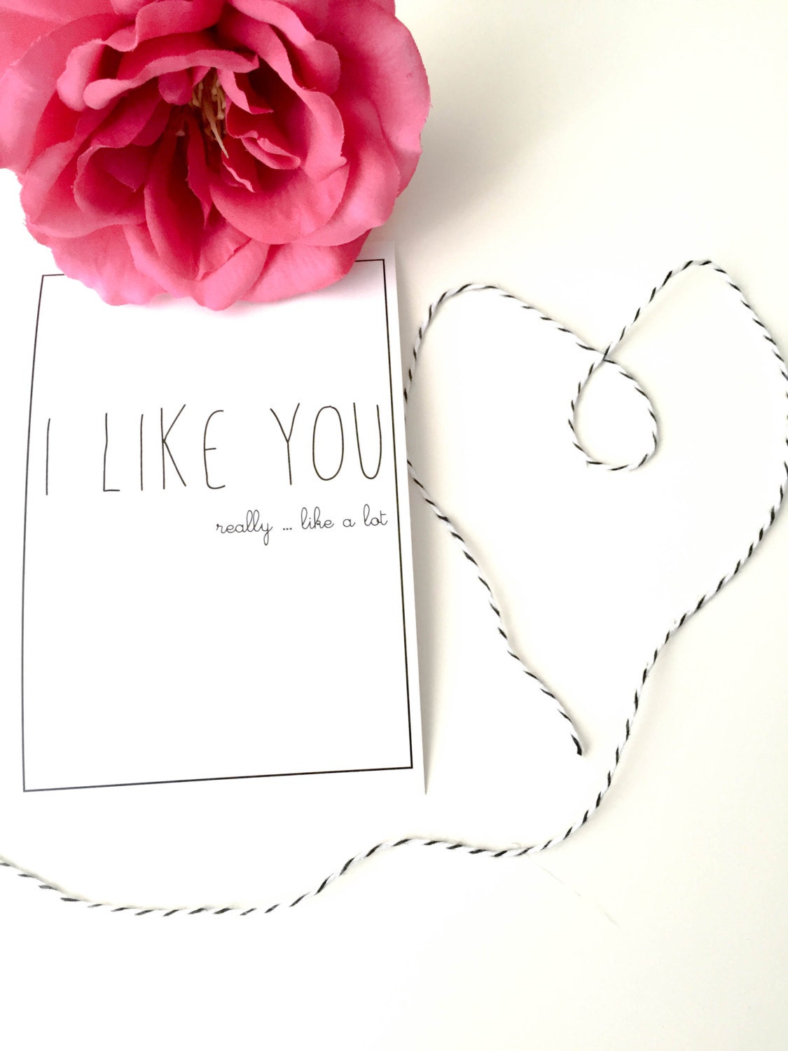 I LIKE YOU really like a lot card for him card for her