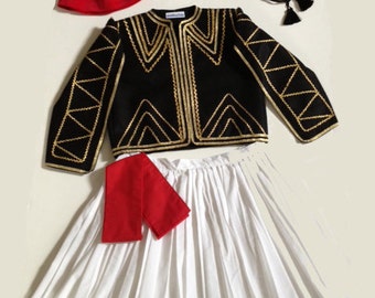 Boys - Black Greek Tsolia Costume & Separates