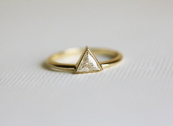 0.3 Carat Trillion Diamond Ring Diamond Engagement ring