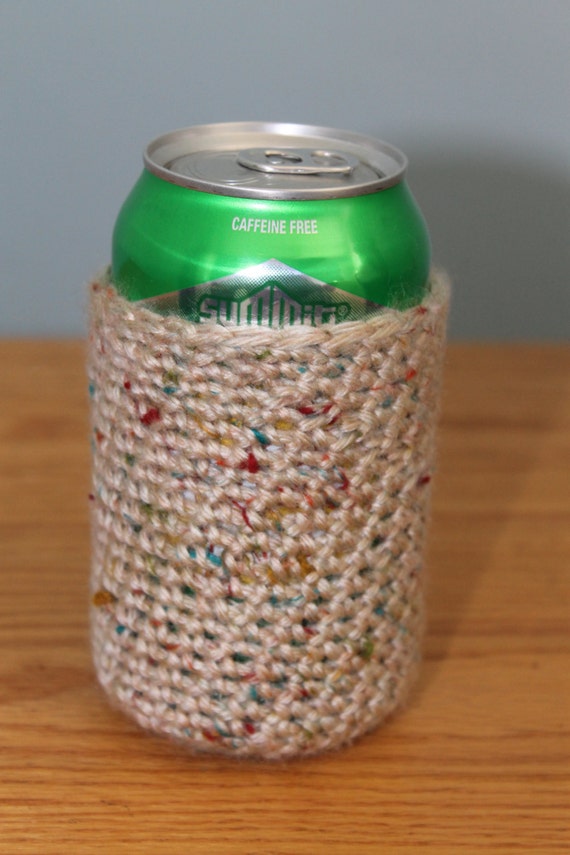 Crochet Beer Can Koozie Crochet Can Cozy Crochet by KnitWitStyle