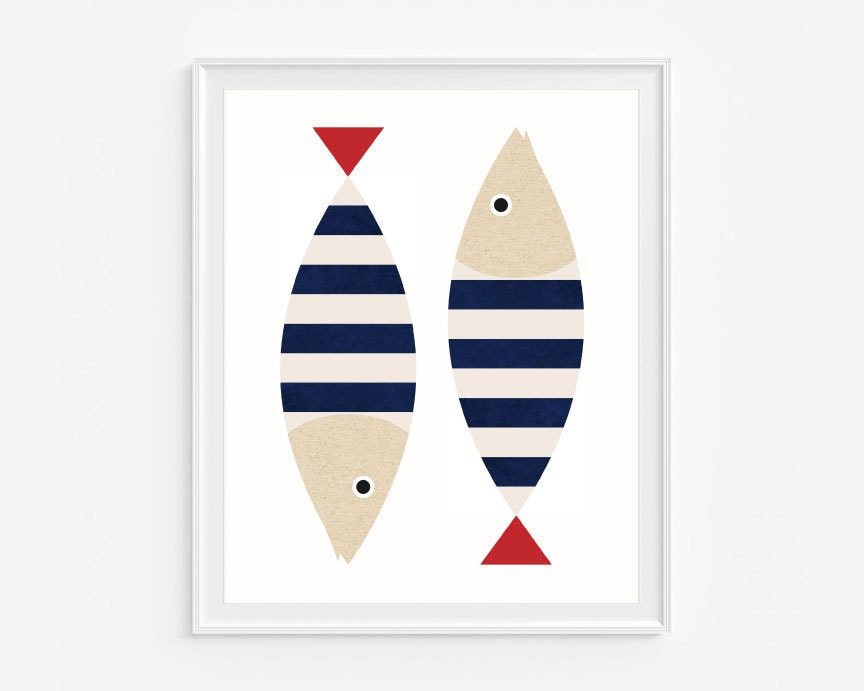 Free Printables Nautical Theme Fish