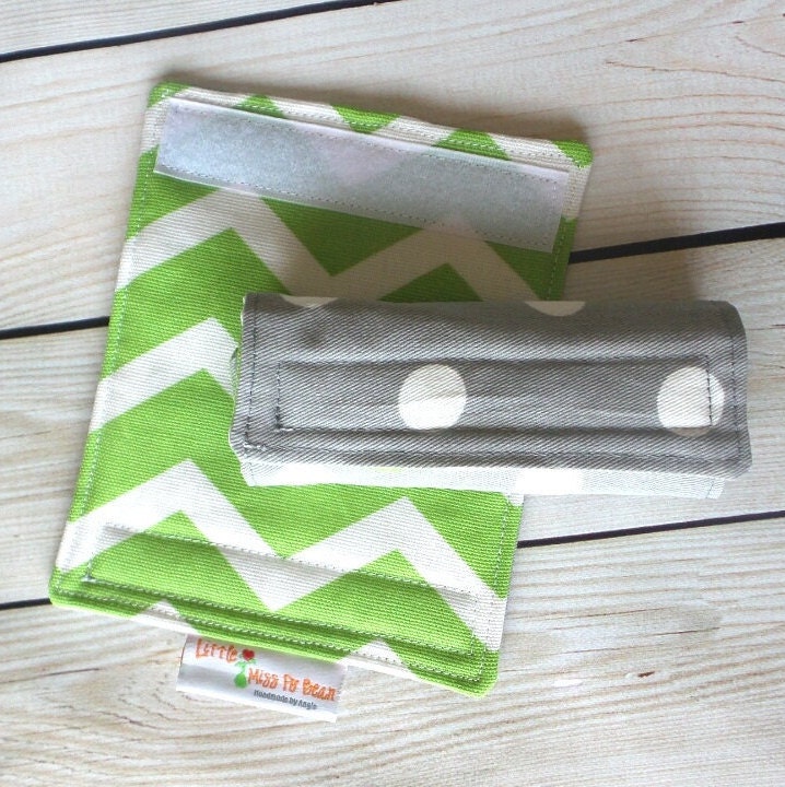 Luggage Handle Wrap Covers Set of 2 by LittleMissPoBean on Etsy