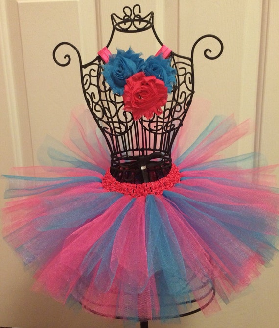 Cotton Candy Tutu Baby Tutu Set Infant Tutu by MyTuTuCuteBoutique