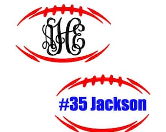 Football instant download cut file - SVG DXF EPS ps studio3 studio (fonts sold separately)