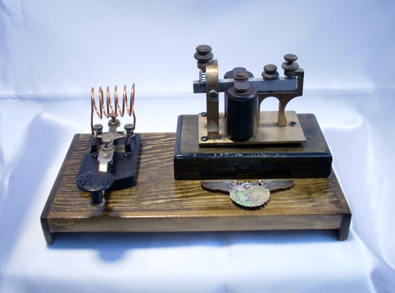 Vintage Telegraph Key And Sounder