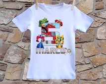 rescue bot t shirt