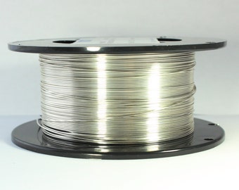 Dead Soft 24, Sterling Silver Wire, 24 gauge Wire, Dead Soft Round Wire, 925 Sterling