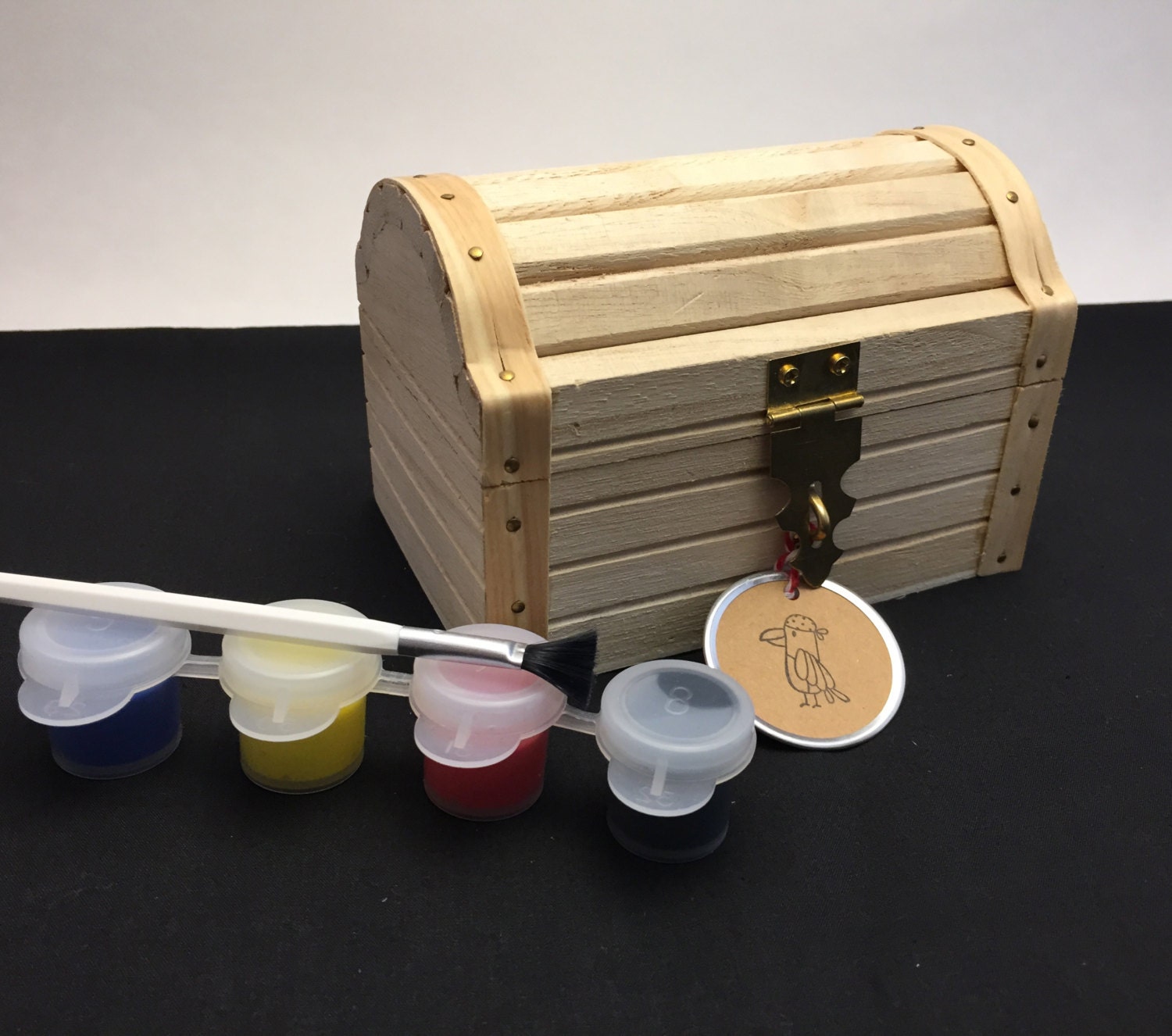 Pirate Party Craft Kit Treasure Chests with Paints and