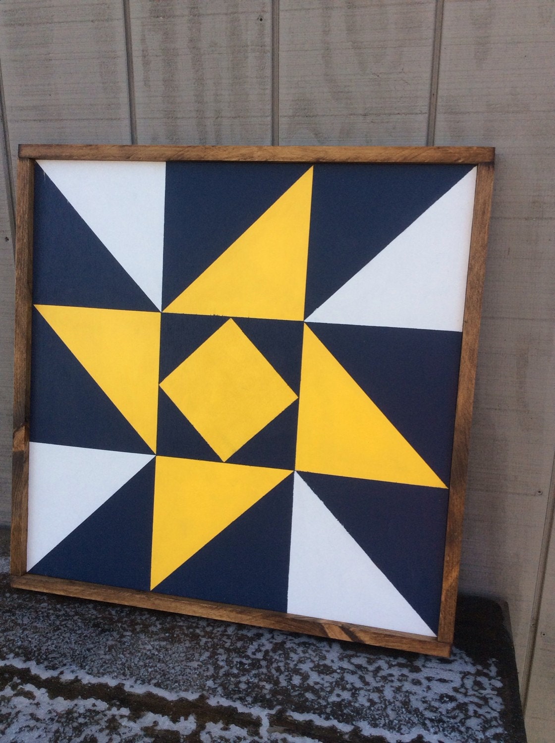 West Virginia Star Barn Quilt by sophisticatedhilbily on Etsy