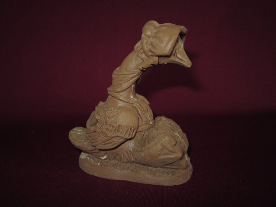 unpainted pecan resin figurines