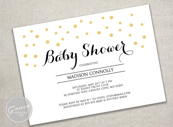 Baby Shower Invitation Fonts 6