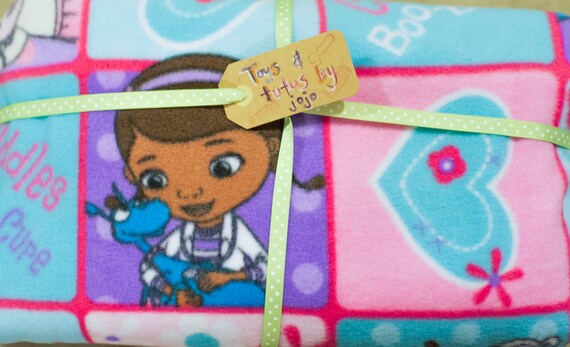 doc mcstuffins plush blanket