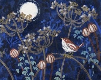 Giclee print - countryside at night - Limited edition fine art print