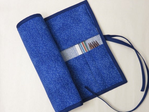 Quilted Knitting Needle Case Organizer for Double Point