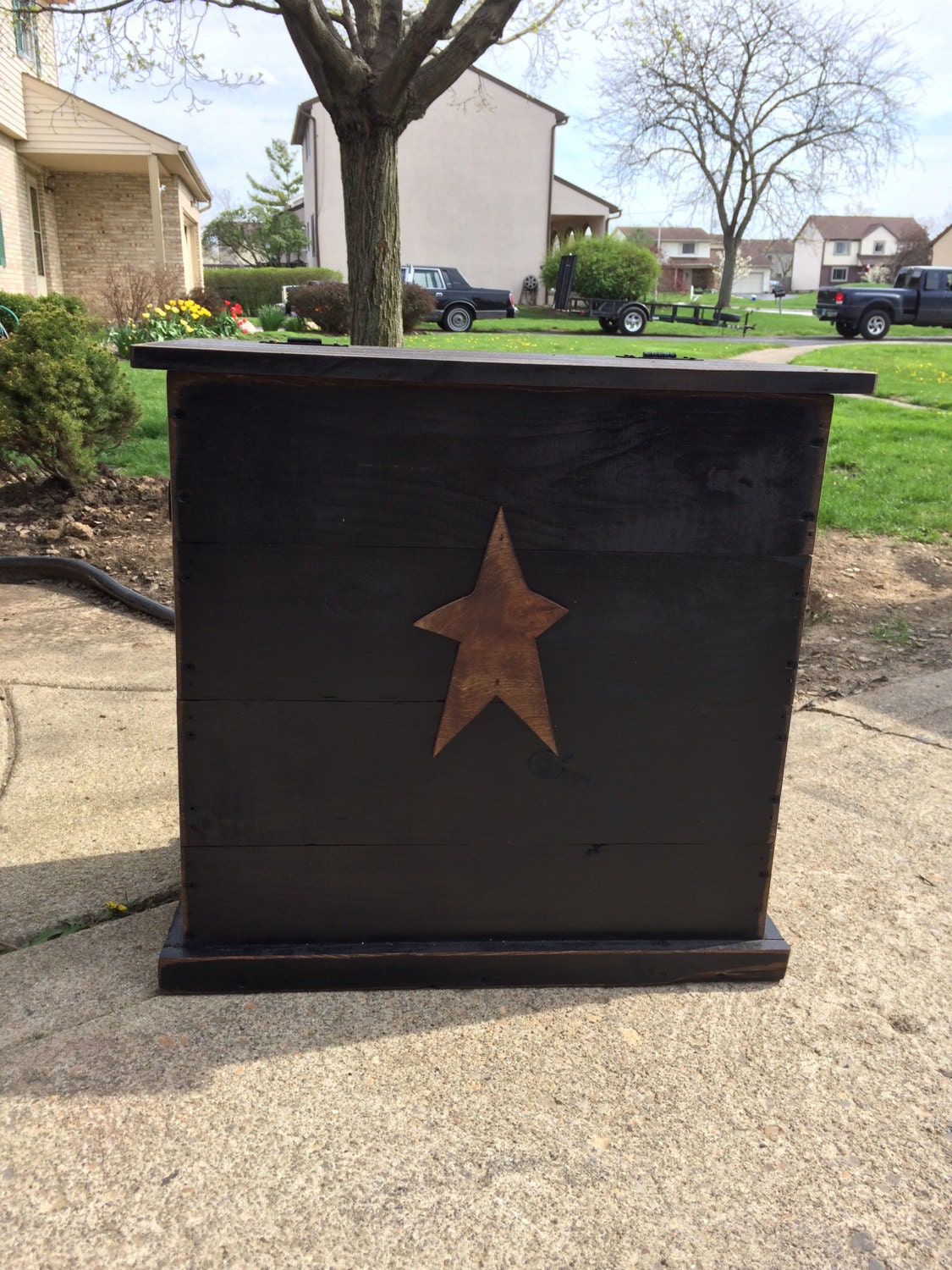 Primitive Storage Trunk Bench