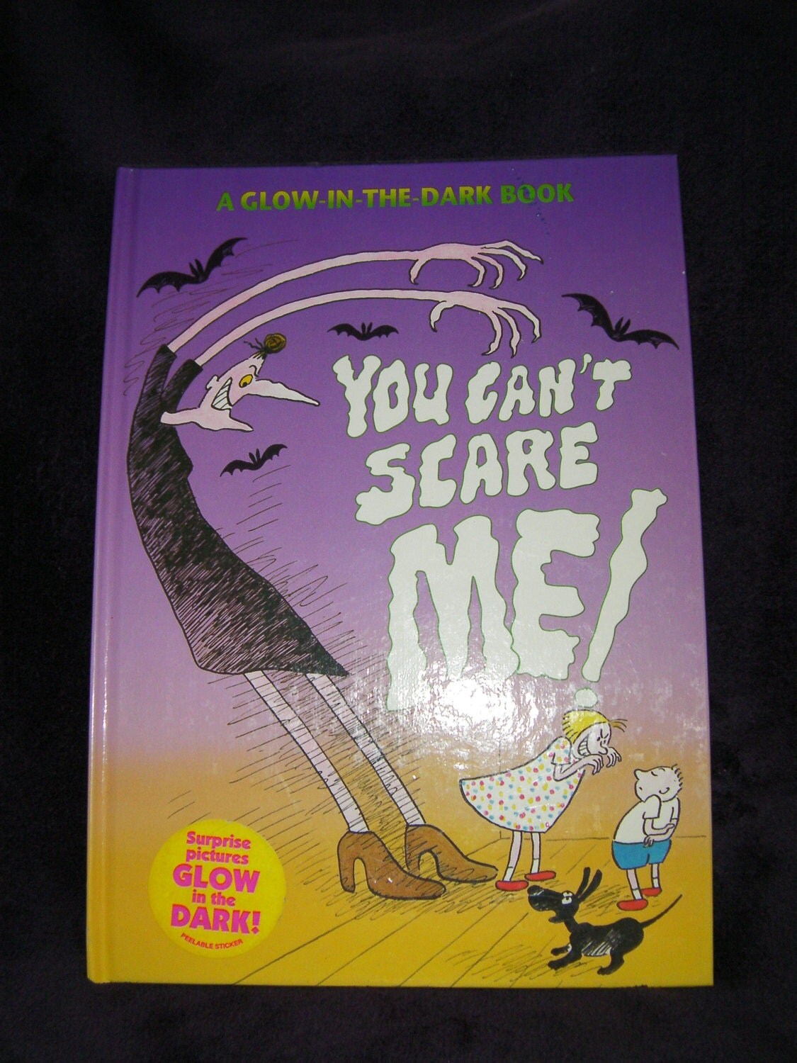 Vintage Glow in the Dark Book You Can't Scare