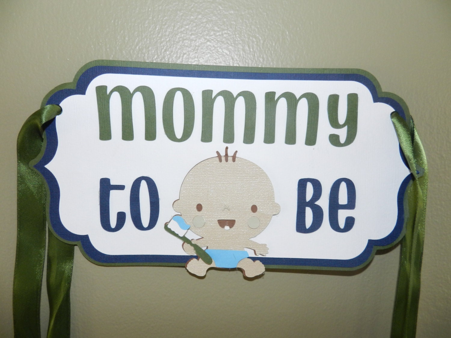Mommy to be Chair Sign Baby Shower Chair by UnmatchedEventDesign