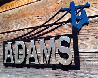 Lineman Address Sign