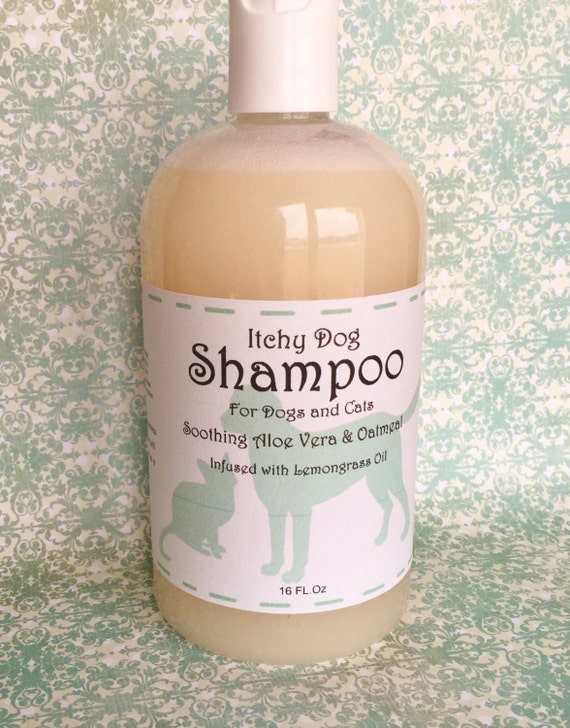 Itchy Dog All Natural Pet Shampoo 16oz by WicksBeauty on Etsy