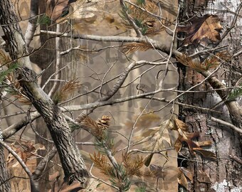 Real Tree CAMO Edible Image 1/4 Quarter Sugar Sheet Cake Topper Great for STRIPS