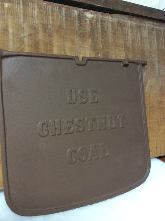 RESERVED. .....Vintage Coal Chute Door Chestnut Coal Chute