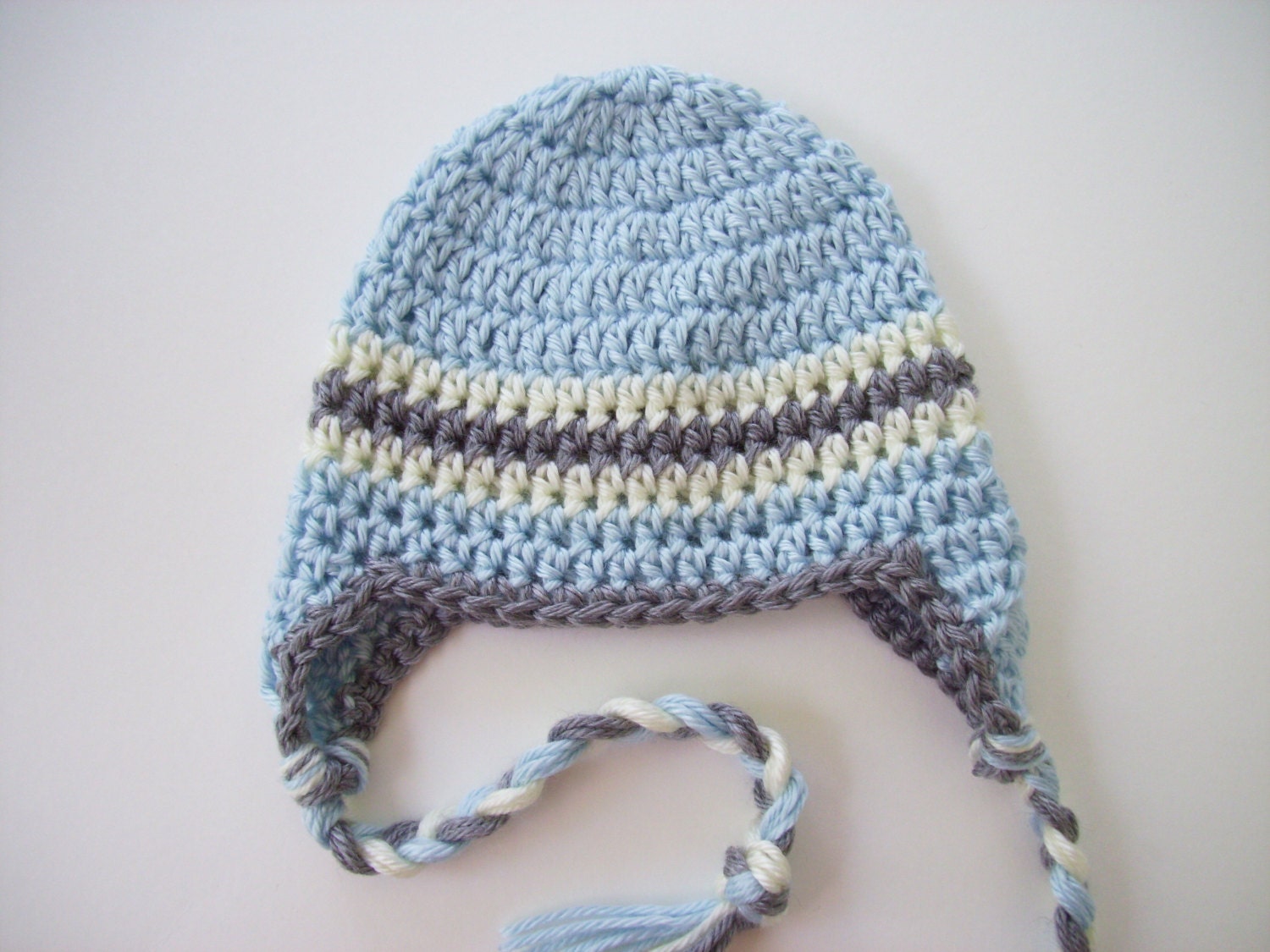 Crochet Baby Hat Toddler Boy Hat Boy Ear Flap Hat Baby Hat