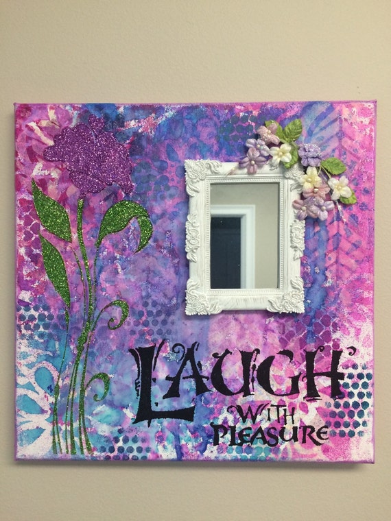 Items similar to Decorative Mirror, Little Girls room decor, Gift for