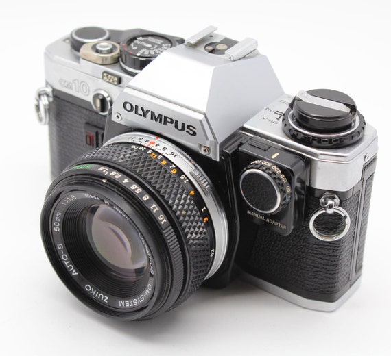 Olympus OM10 SLR Camera with manual adapter 4 by SopworthVintage