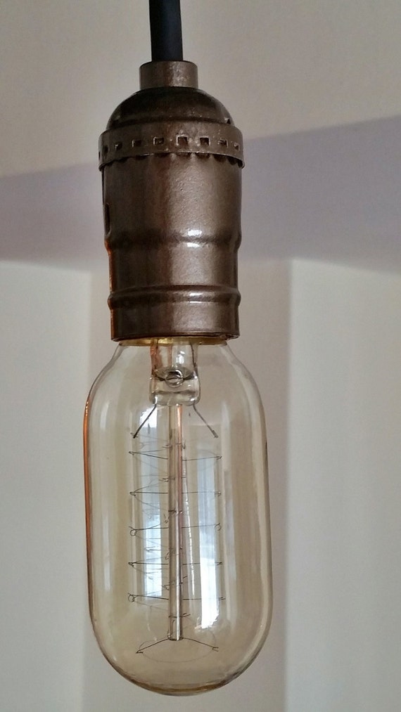 Edison Bulb Chandelier. Beautiful Rustic Wood Light Fixture.