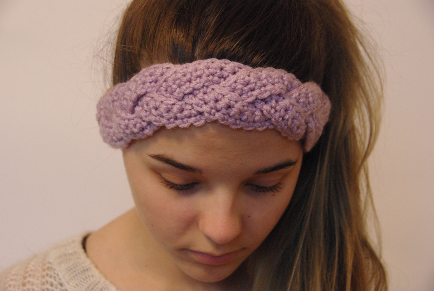 Crocheted Braided Headband Teen's Headband Women's