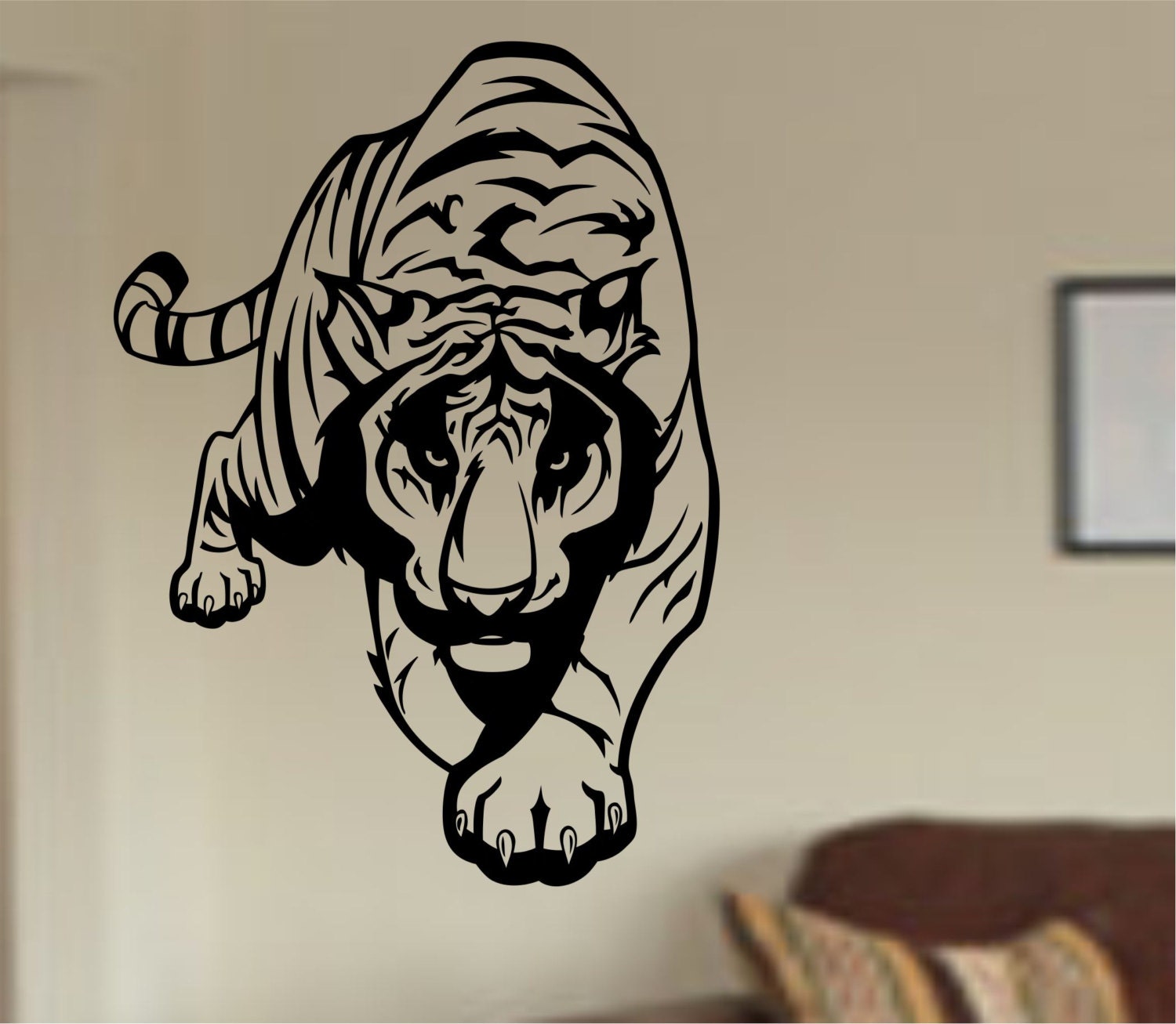 Tiger version 101 Vinyl Wall Decal Sticker Art by StateOfTheWall