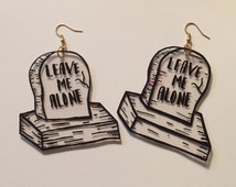 Popular items for leave me alone on Etsy