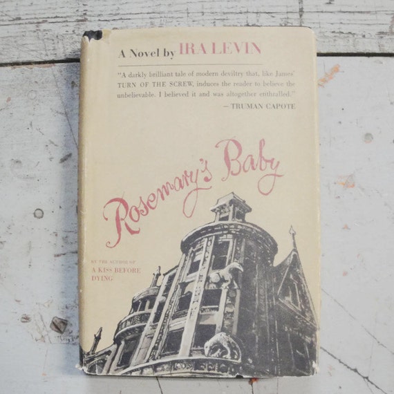 Rosemary's Baby Ira Levin vintage hardcover book by GoneFiction