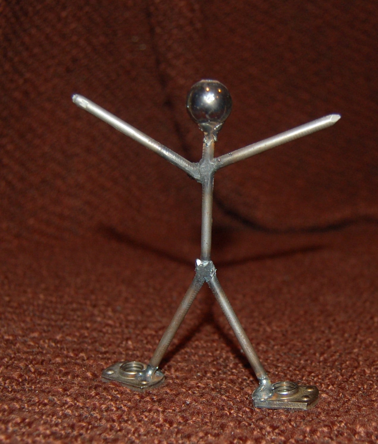 stick figure sculpture