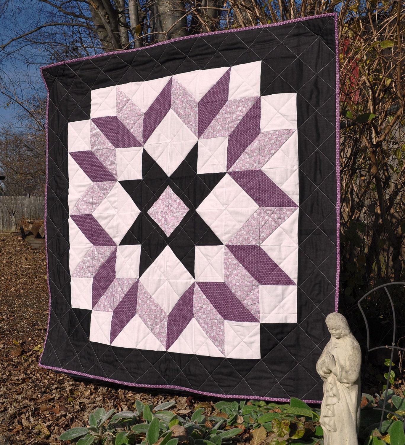 Dutch Rose Quilt Block Pattern