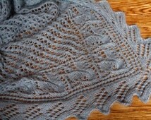Popular items for knit shawl pattern on Etsy