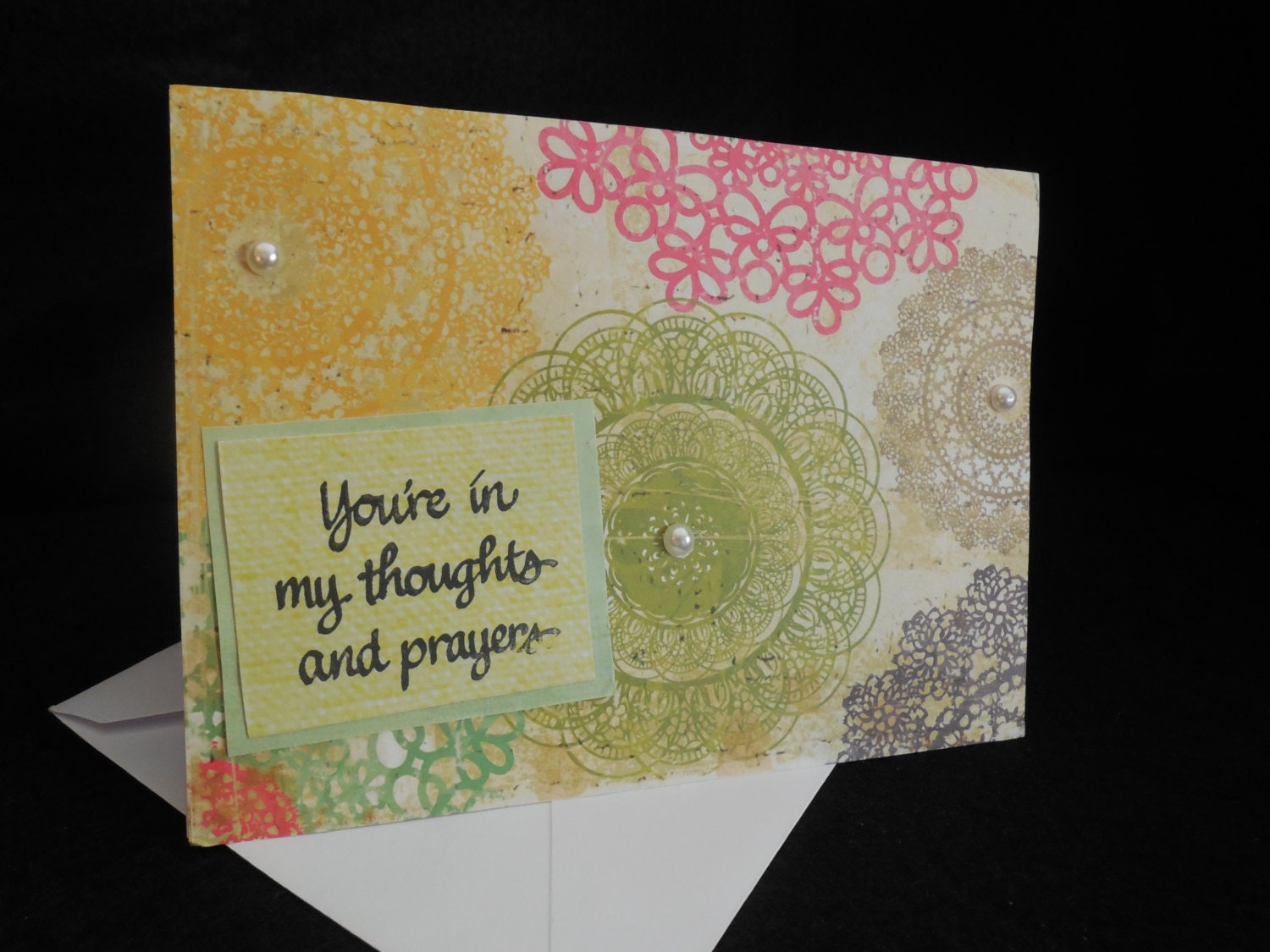 You're In My Thoughts and Prayers Card by PrettyLittleCrafties