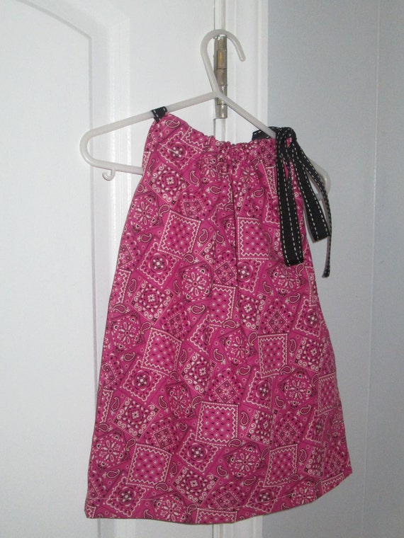 Bandana Pillowcase Dress Infant Toddler by PerfectlyImperfectCo