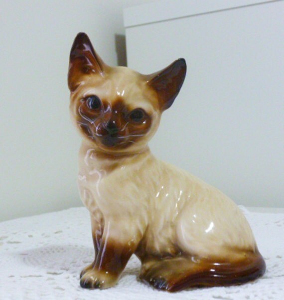 Vintage Cat Figurine Collectible Cat Figurine Vintage Home