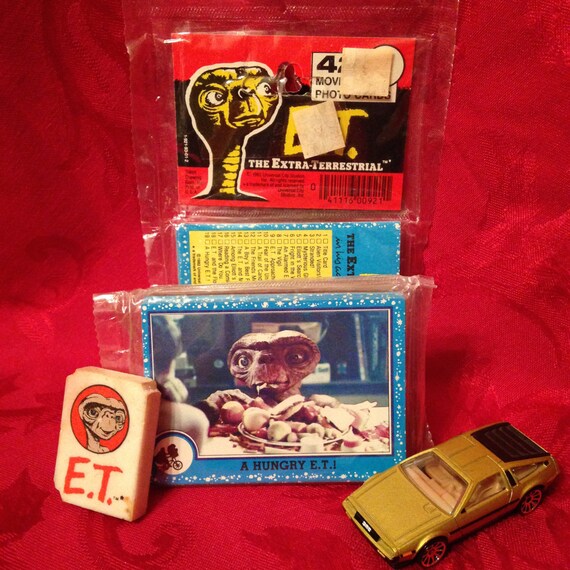 1982 E.T. Movie Photo Trading Cards by IndigoRelics on Etsy