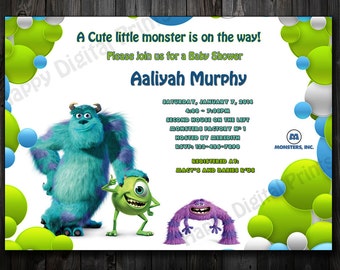 Monsters Inc Baby Shower On Etsy, A Global Handmade And Vintage 