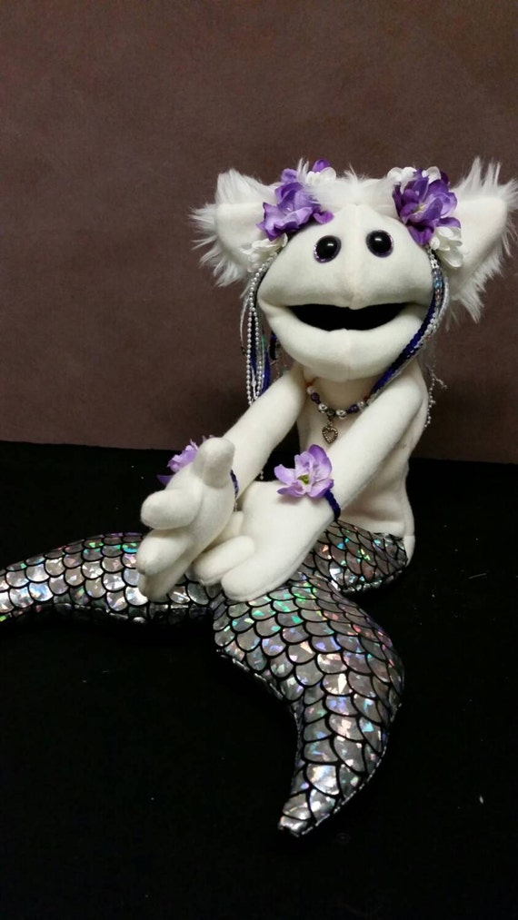 mermaid hand puppet