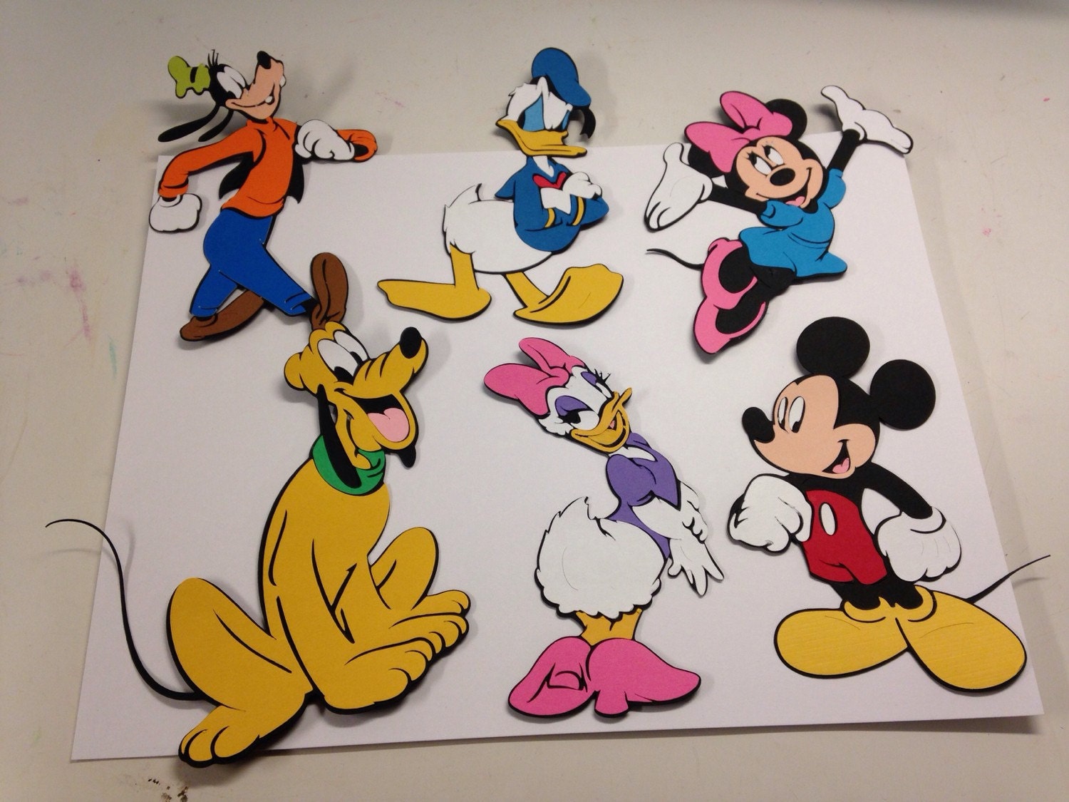 Set of 6 Mickey Mouse characters 1