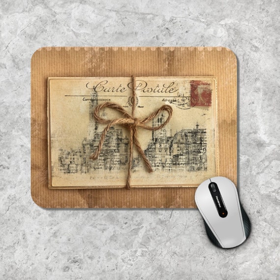 Vintage Mousepad Vintage Postcard Mouse Pad by MousePadCenter