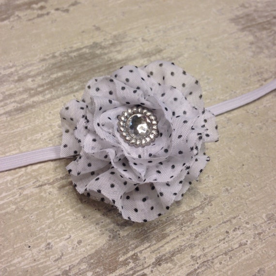 items similar to handmade white chiffon rosette headband items similar to white and black polka dot chiffon rosette items similar to handmade white chiffon rosette headband items similar to white and black polka dot chiffon rosette