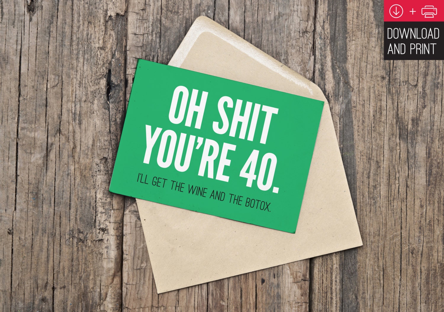 40th-birthday-card-funny-birthday-instant-download