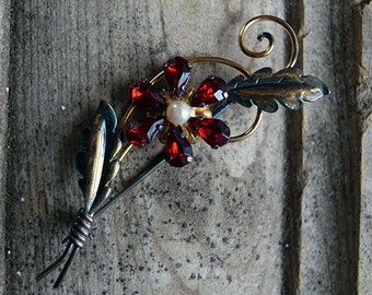 Vintage Van Dell Flower Brooch Number 15
