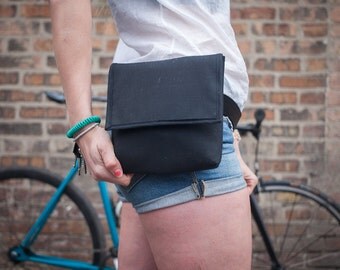 Black Black Black Hip Pouch