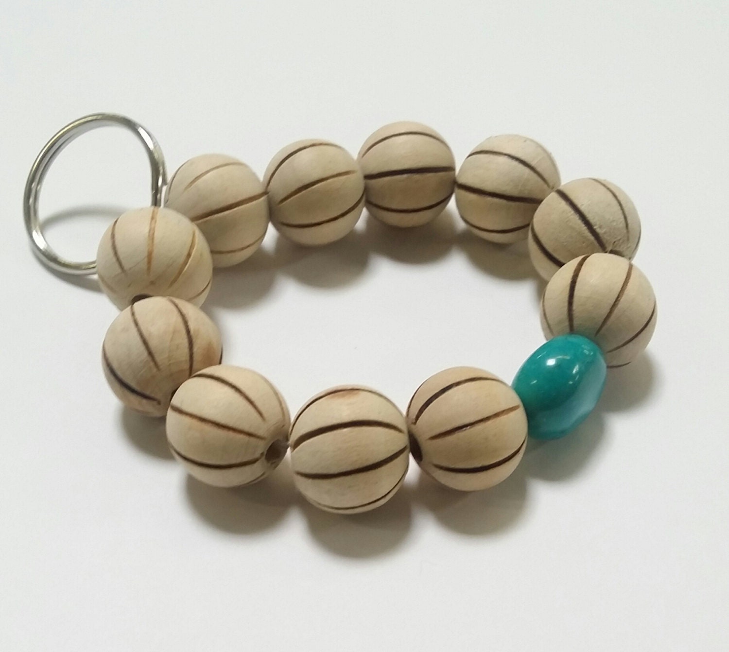 Key Ring Bracelet Stretch Bracelet Elastic Key by Artzmom2208