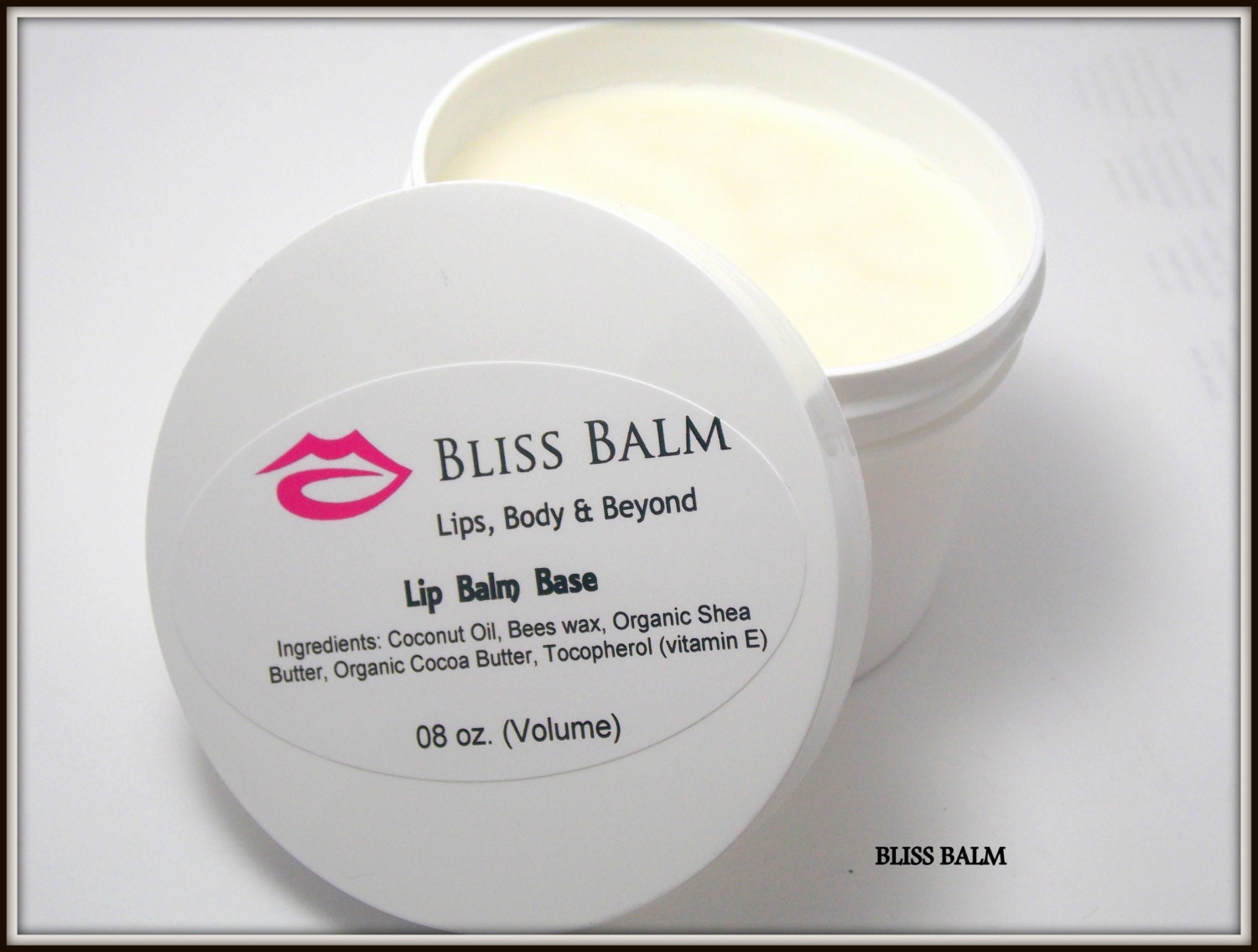 Organic Lip Balm Base 8 oz Unsweetened make your own lip balm